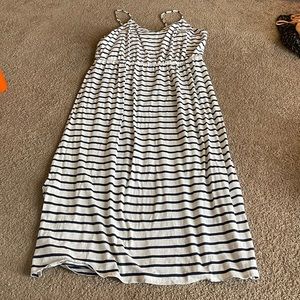 Old navy striped maxi dress XXL